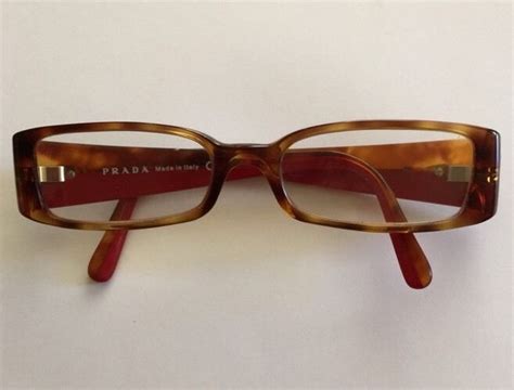 prada rectangular women's frames.